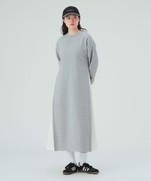 サイド プリーツ ワンピース