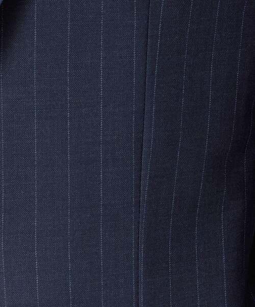 UNITED ARROWS(ユナイテッドアローズ)の「シャークスキン ストライプ シングル 3ボタン スーツ SーMODEL ヨコストレッチ 撥水(セットアップ・メンズ・ロイヤルブルー・50/44/46/48)」の10枚目の写真