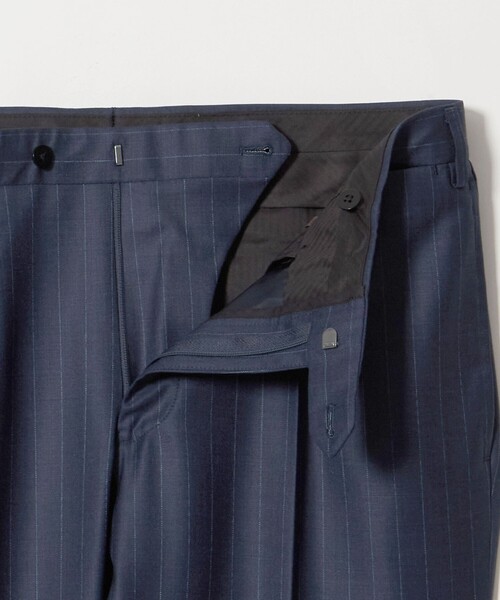 UNITED ARROWS(ユナイテッドアローズ)の「シャークスキン ストライプ シングル 3ボタン スーツ SーMODEL ヨコストレッチ 撥水(セットアップ・メンズ・ロイヤルブルー・50/44/46/48)」の16枚目の写真