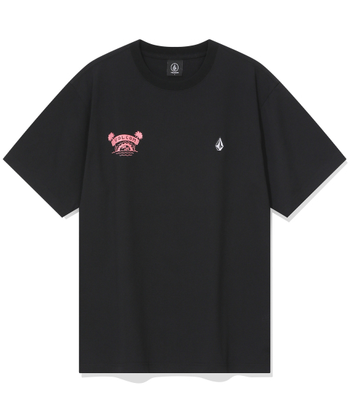 VOLCOM（ボルコム）の「[ボルコムxワンライフ] ラウンドTシャツ(ブラック)（Tシャツ/カットソー・レディース・その他・LARGE/MEDIUM/X-LARGE/SMALL）」の4枚目の写真