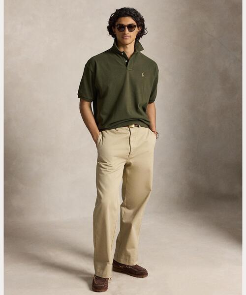 POLO RALPH LAUREN(ポロ ラルフ ローレン)の「リラックス フィット メッシュ ポロシャツ(ポロシャツ・メンズ・グリーン系1・M/L/XL/S)」の3枚目の写真