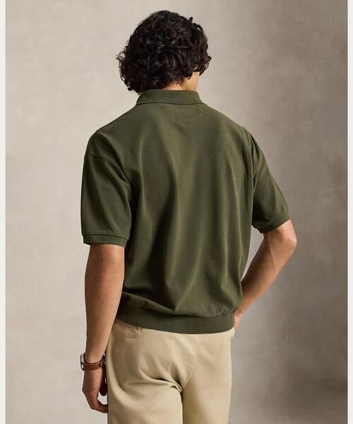 POLO RALPH LAUREN(ポロ ラルフ ローレン)の「リラックス フィット メッシュ ポロシャツ(ポロシャツ・メンズ・グリーン系1・M/L/XL/S)」の4枚目の写真