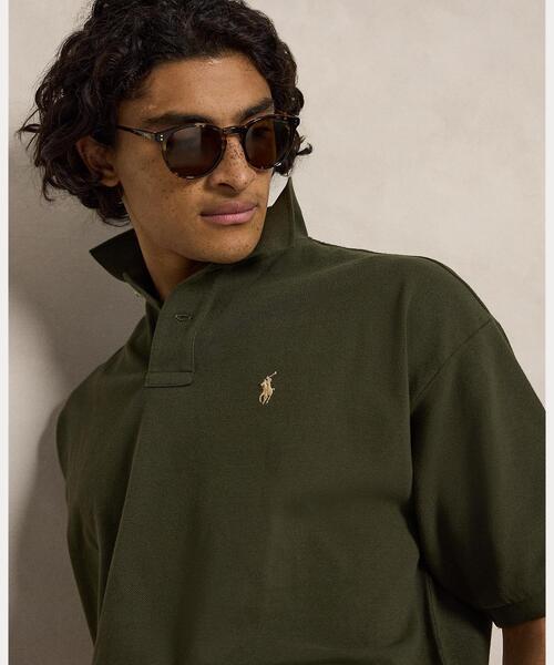 POLO RALPH LAUREN(ポロ ラルフ ローレン)の「リラックス フィット メッシュ ポロシャツ(ポロシャツ・メンズ・グリーン系1・M/L/XL/S)」の5枚目の写真
