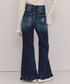 idem（イデム）の「parisienne frill flare denim / 裾フリルデニムパンツ（デニムパンツ・FREE）」
