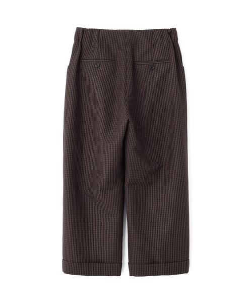 MARGARET HOWELL(マーガレットハウエル)の「LINEN WOOL GINGHAM(その他パンツ・レディース・ブラウン・1/2)」の5枚目の写真