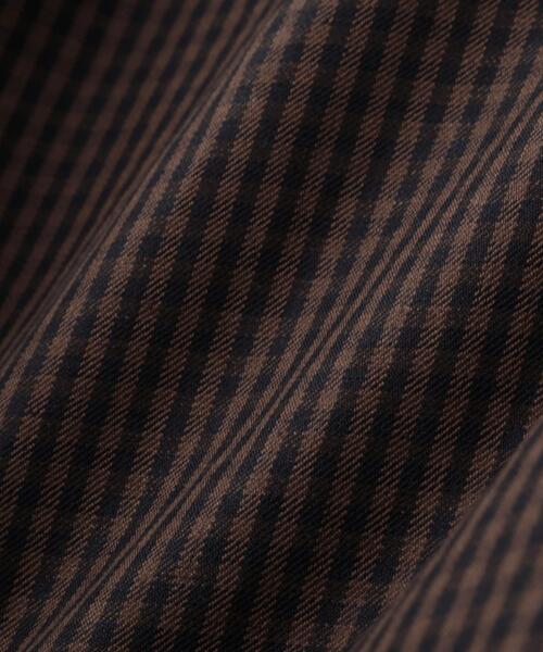MARGARET HOWELL(マーガレットハウエル)の「LINEN WOOL GINGHAM(その他パンツ・レディース・ブラウン・1/2)」の7枚目の写真