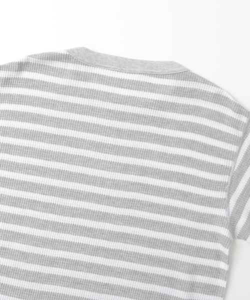 URBAN RESEARCH Sonny Label（アーバンリサーチサニーレーベル）の「Sonny Label JEMORGAN×Sonny Label　2パックTシャツ（Tシャツ/カットソー・レディース・ネイビー/オフホワイト/グレー・SMALL/X-SMALL）」の4枚目の写真