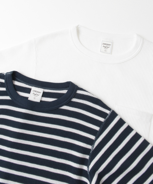 URBAN RESEARCH Sonny Label（アーバンリサーチサニーレーベル）の「Sonny Label JEMORGAN×Sonny Label　2パックTシャツ（Tシャツ/カットソー・レディース・ネイビー/オフホワイト/グレー・SMALL/X-SMALL）」の18枚目の写真