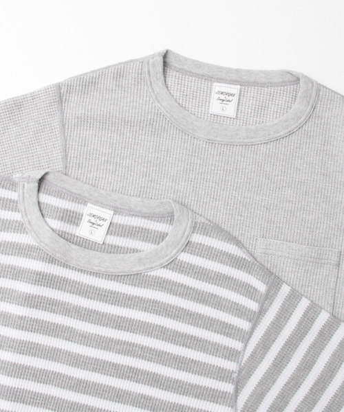 URBAN RESEARCH Sonny Label（アーバンリサーチサニーレーベル）の「Sonny Label JEMORGAN×Sonny Label　2パックTシャツ（Tシャツ/カットソー・レディース・ネイビー/オフホワイト/グレー・SMALL/X-SMALL）」の19枚目の写真