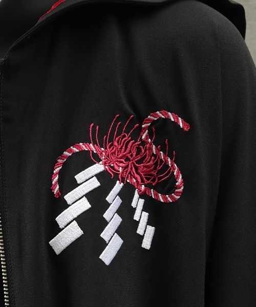 REZEN(リゼン)の「彼岸花刺繍セーラーブルゾン(その他アウター・メンズ・レッドパープル/アイボリー/ローズ・FREE)」の13枚目の写真