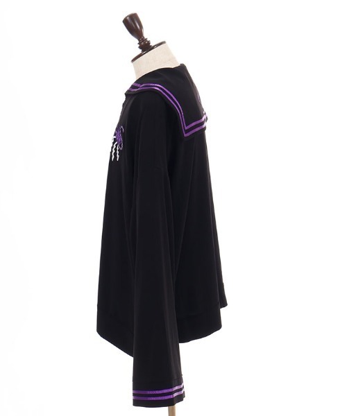 REZEN(リゼン)の「彼岸花刺繍セーラーブルゾン(その他アウター・メンズ・レッドパープル/アイボリー/ローズ・FREE)」の20枚目の写真
