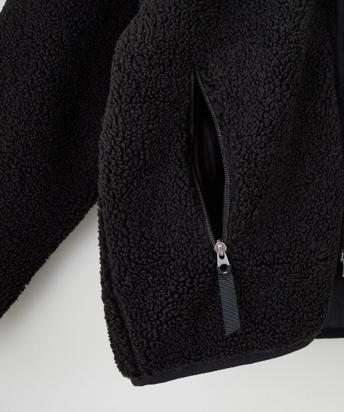 DANTON（ダントン）の「【WEB先行予約】[DANTON/ダントン] スタンドカラー インサレーションボアフリースブルゾン（ブルゾン・レディース・グレー/ベージュ/ブラック/アイボリー・L/M/S）」の21枚目の写真