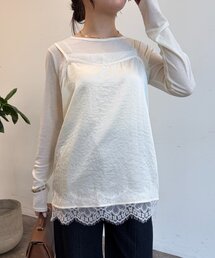 Jena espace merveilleux | レースキャミブラウス(シャツ/ブラウス)