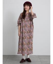 TSUHARU by Samansa Mos2 | 【LIBERTY FABRICS】Maximalist柄ワンピース(ワンピース)
