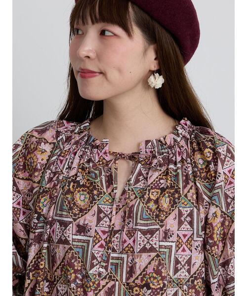 TSUHARU by Samansa Mos2(ツハルバイサマンサモスモス)の「【LIBERTY FABRICS】Maximalist柄ワンピース(ワンピース・レディース・ピンク/ブルー・F)」の19枚目の写真