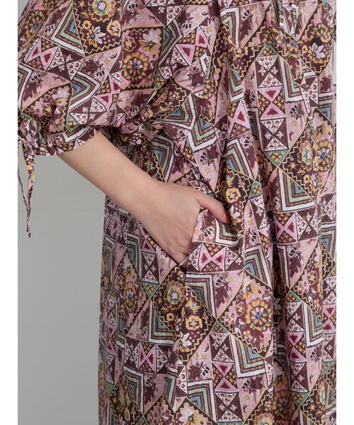 TSUHARU by Samansa Mos2(ツハルバイサマンサモスモス)の「【LIBERTY FABRICS】Maximalist柄ワンピース(ワンピース・レディース・ピンク/ブルー・F)」の22枚目の写真
