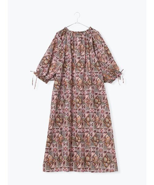 TSUHARU by Samansa Mos2(ツハルバイサマンサモスモス)の「【LIBERTY FABRICS】Maximalist柄ワンピース(ワンピース・レディース・ピンク/ブルー・F)」の15枚目の写真