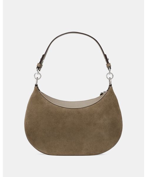 kate spade new york（ケイトスペード ニューヨーク）の「リブ スエード ショルダー バッグ（ショルダーバッグ・レディース・ベージュ・ONESIZE）」の4枚目の写真