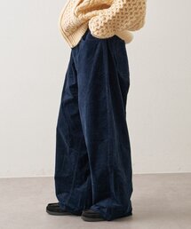 【UNISEX】ベロアカーブパンツ