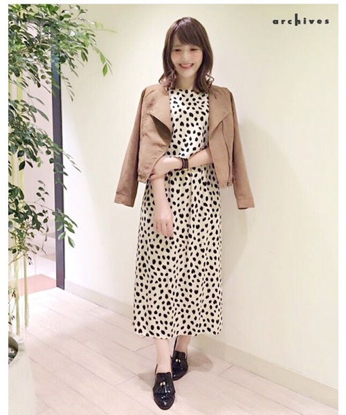 archives(アルシーヴ)の「ライダース ジャケット(ライダースジャケット・レディース・ベージュ/グレー/ブラック・MEDIUM)」の13枚目の写真