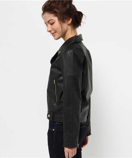 archives(アルシーヴ)の「ライダース ジャケット(ライダースジャケット・レディース・ベージュ/グレー/ブラック・MEDIUM)」の9枚目の写真