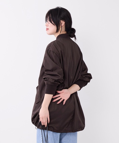 MICA&DEAL(マイカ&ディール)の「ナイロンダブルジップMA-1(MA-1・レディース・カーキ/ブラウン・FREE)」の17枚目の写真