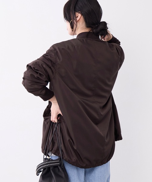 MICA&DEAL(マイカ&ディール)の「ナイロンダブルジップMA-1(MA-1・レディース・カーキ/ブラウン・FREE)」の18枚目の写真