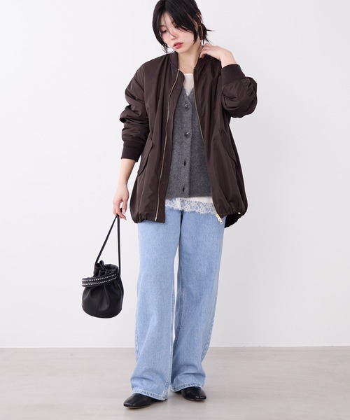 MICA&DEAL(マイカ&ディール)の「ナイロンダブルジップMA-1(MA-1・レディース・カーキ/ブラウン・FREE)」の19枚目の写真