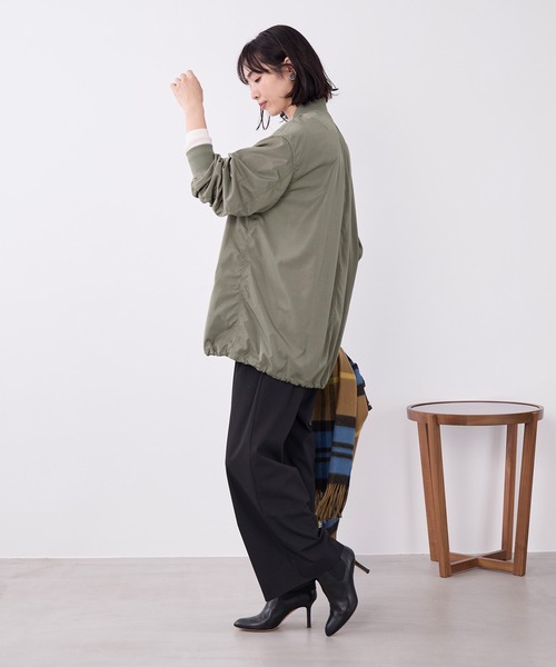 MICA&DEAL(マイカ&ディール)の「ナイロンダブルジップMA-1(MA-1・レディース・カーキ/ブラウン・FREE)」の11枚目の写真