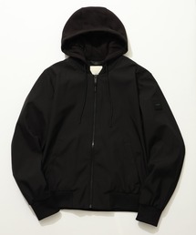 【Calvin Klein/カルバンクライン】CANNON SOFT SHELL BPMBER RE/フーデッド ジップアップ パデッドブルゾン