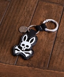 Psycho Bunny（サイコバニー）の「カウレザー バニーチャームホルダー（キーホルダー）」