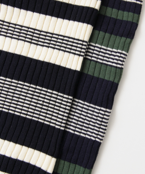 URBAN RESEARCH(アーバンリサーチ)の「UR レトロボーダープルオーバー(ニット/セーター・レディース・ホワイト系その他/グリーン系その他・FREE)」の8枚目の写真