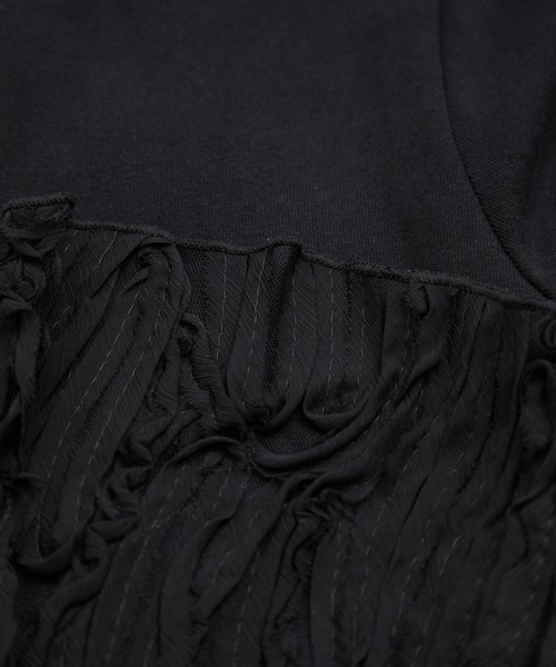 le cercle ADAM ET ROPE'(ルセルクルアダムエロペ)の「バテンレース長袖トップス(Tシャツ/カットソー・レディース・ブラック/オフホワイト/ブラック系その他2・FREE)」の21枚目の写真