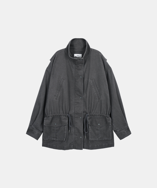 POETSEOUL（ポエットソウル）の「FADED FIELD JACKET チャコール（その他アウター・レディース・その他・F）」の3枚目の写真