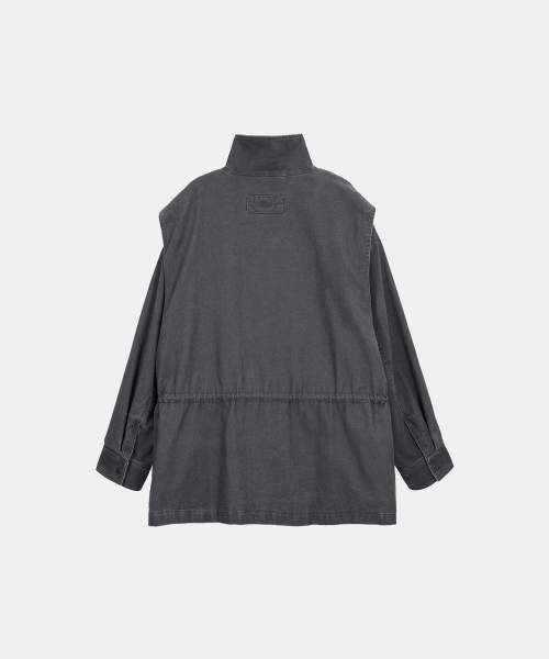 POETSEOUL（ポエットソウル）の「FADED FIELD JACKET チャコール（その他アウター・レディース・その他・F）」の4枚目の写真