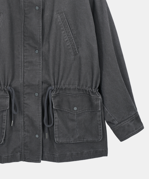 POETSEOUL（ポエットソウル）の「FADED FIELD JACKET チャコール（その他アウター・レディース・その他・F）」の6枚目の写真