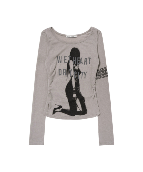 FANCY CLUB（ファンシークラブ）の「ドライシティロングスリーブ (HEATHER GRAY) F26ZB529（Tシャツ/カットソー・レディース・その他・FREE）」の9枚目の写真