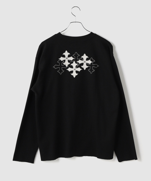 SUPPLIER(サプライヤー)の「SUPPLIER / サプライヤー Multiple Cross Thermal L/S Tee(Tシャツ/カットソー・メンズ・ホワイト/ブラック・MEDIUM/LARGE)」の3枚目の写真
