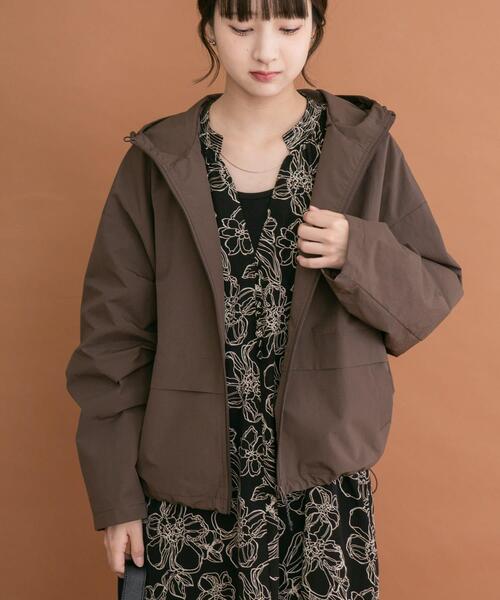 ITEMS URBANRESEARCH(アイテムズ アーバンリサーチ)の「リップストップマウンテンパーカー(マウンテンパーカー・レディース・ブラック/ブラウン・FREE)」の12枚目の写真