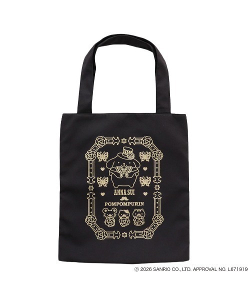 ANNA SUI(アナスイ)の「アナスイ×ポムポムプリン トートバッグ(トートバッグ・レディース・パープル/ゴールド・FREE)」の2枚目の写真