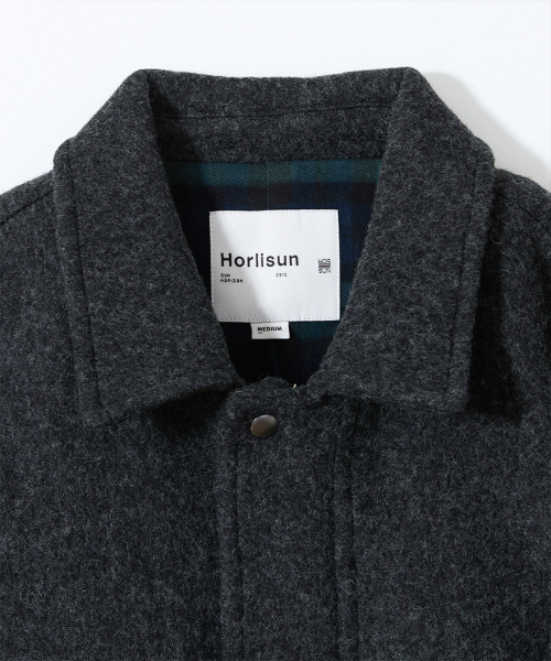 HORLISUN(ホーリーサン)の「アイリッシュウールジャケット メランジ チャコール(ブルゾン・メンズ・その他・SMALL/MEDIUM/LARGE)」の3枚目の写真