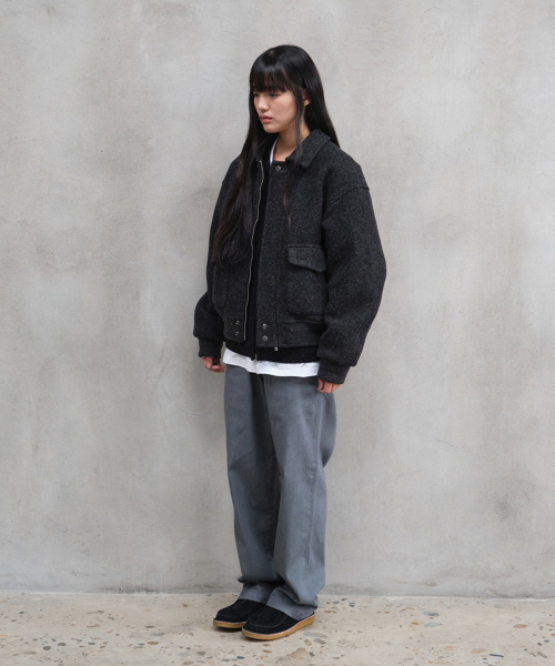 HORLISUN(ホーリーサン)の「アイリッシュウールジャケット メランジ チャコール(ブルゾン・メンズ・その他・SMALL/MEDIUM/LARGE)」の9枚目の写真