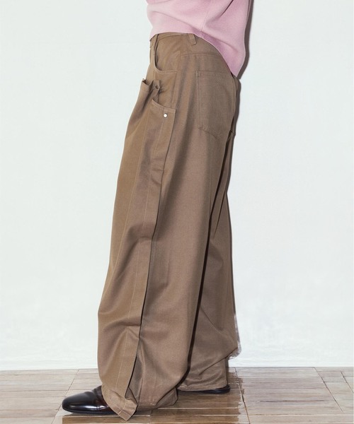 Knuth Marf(クヌースマーフ)の「Knuth Marf / クヌースマーフ cling draped pants(スラックス・レディース・ブラック/ブラウン・X-SMALL/SMALL)」の9枚目の写真