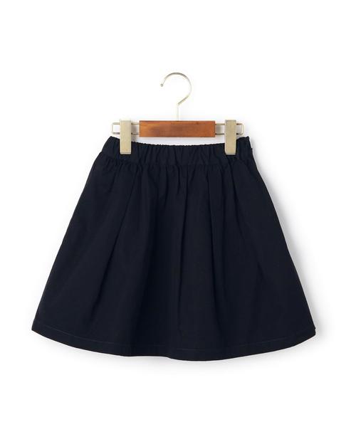 green label relaxing（グリーンレーベルリラクシング）の「サイドジップ スカート◆（スカート・キッズ・オリーブ/ネイビー・105/135/125/115）」の2枚目の写真
