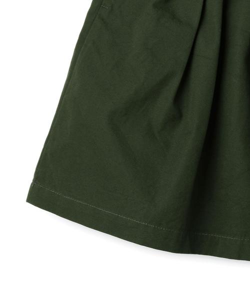 green label relaxing（グリーンレーベルリラクシング）の「サイドジップ スカート◆（スカート・キッズ・オリーブ/ネイビー・105/135/125/115）」の4枚目の写真