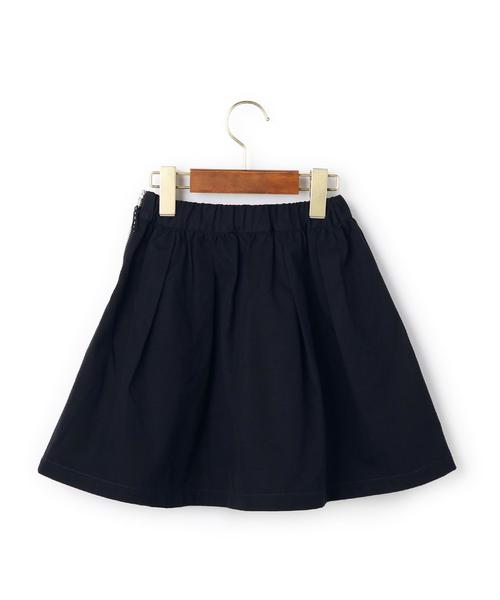 green label relaxing（グリーンレーベルリラクシング）の「サイドジップ スカート◆（スカート・キッズ・オリーブ/ネイビー・105/135/125/115）」の6枚目の写真