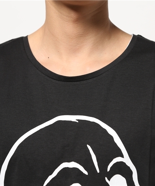 SEVENDAYS=SUNDAY（セブンデイズサンデイ）の「ＣＨＥＡＰ　ＭＯＮＤＡＹ　Ｓｋｕｌｌ　Ｔｅｅ　（Tシャツ/カットソー・メンズ・ホワイト/ブラック・MEDIUM/SMALL）」の5枚目の写真