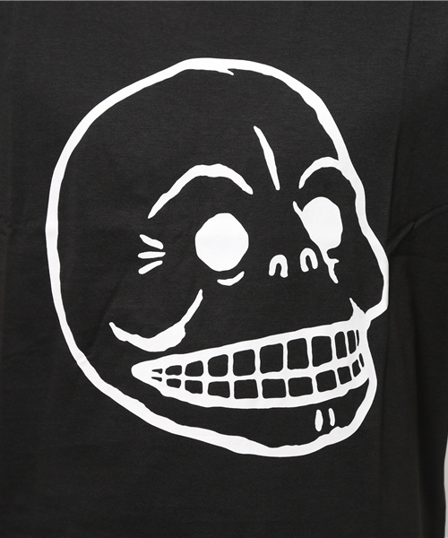 SEVENDAYS=SUNDAY（セブンデイズサンデイ）の「ＣＨＥＡＰ　ＭＯＮＤＡＹ　Ｓｋｕｌｌ　Ｔｅｅ　（Tシャツ/カットソー・メンズ・ホワイト/ブラック・MEDIUM/SMALL）」の7枚目の写真