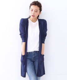 BEAMS LIGHTS Women's | BEAMS LIGHTS / フード付 ロングカーディガン(カーディガン/ボレロ)