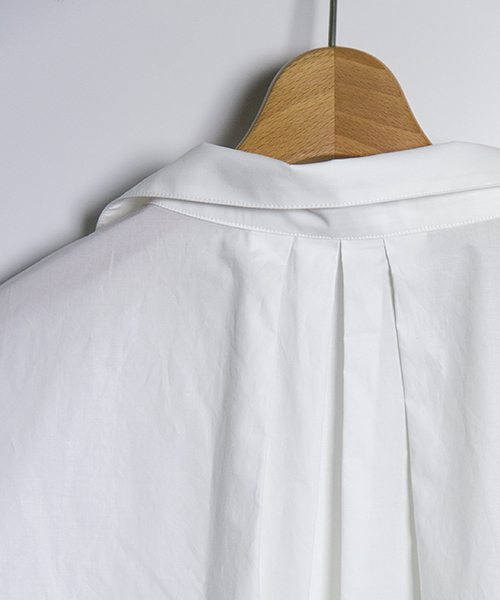 ESTNATION（エストネーション）の「ESTNATION シャツプルオーバー（シャツ/ブラウス・レディース・オフホワイト/ネイビー/ベージュ・38/36）」の20枚目の写真